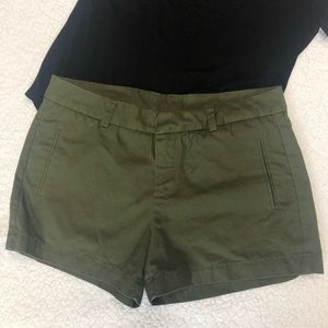 Olive Green Stylus Chino Shorts
